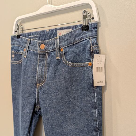AG Adriano Goldschmied Angeline Mid Rise Flare Jeans Medium Wash - Size 26 - Picture 2 of 10